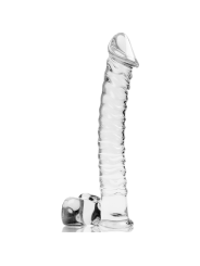Nebula Series by Ibiza - Modelo 23 Dildo Cristal Transparente 21.5 cm Ø 4 cm