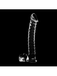 Nebula Series by Ibiza - Modelo 23 Dildo Cristal Transparente 21.5 cm Ø 4 cm