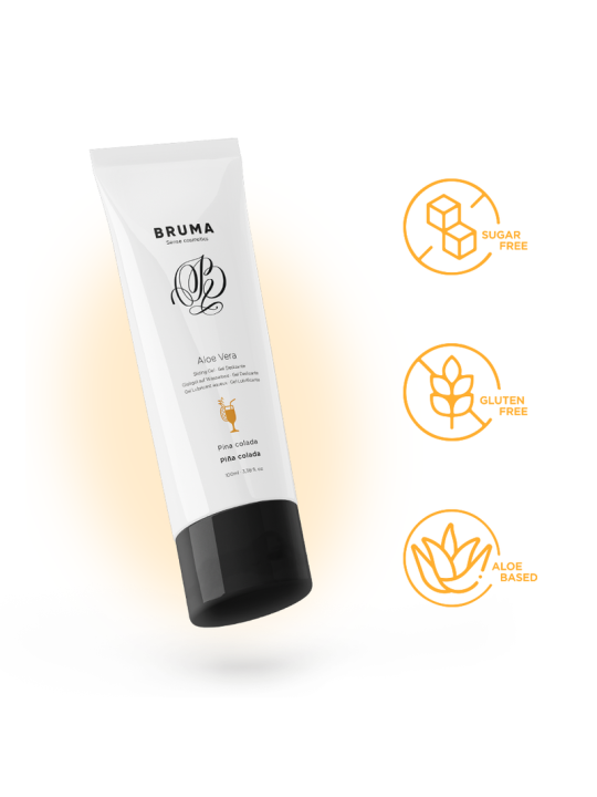 Bruma - Gel Deslizante con Aloe Vera Sabor a Piña Colada 100 ml