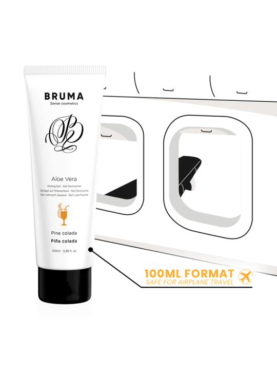 Bruma - Gel Deslizante con Aloe Vera Sabor a Piña Colada 100 ml