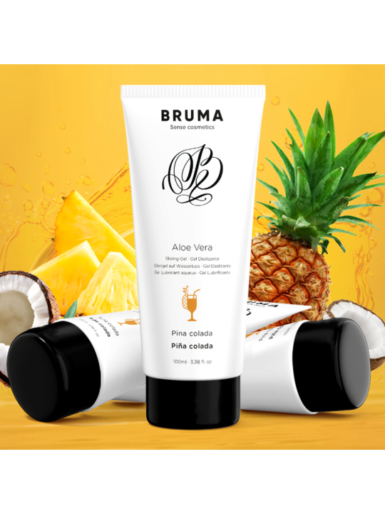 Bruma - Gel Deslizante con Aloe Vera Sabor a Piña Colada 100 ml