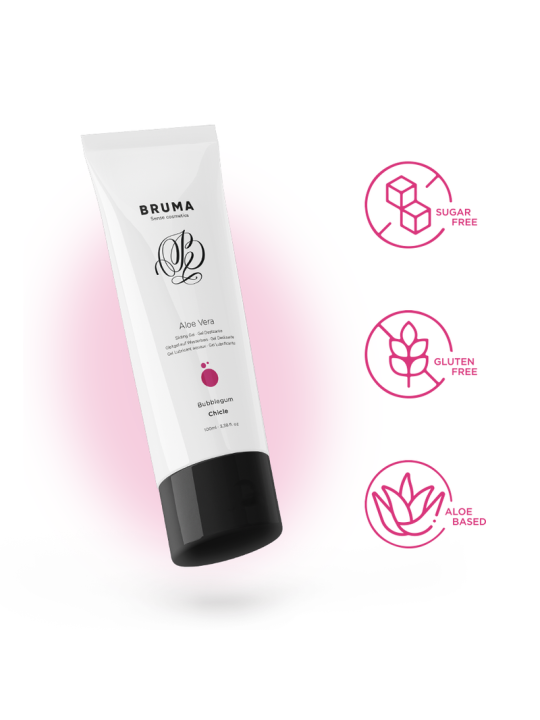 Bruma - Gel Deslizante con Aloe Vera Sabor a Chicle 100 ml