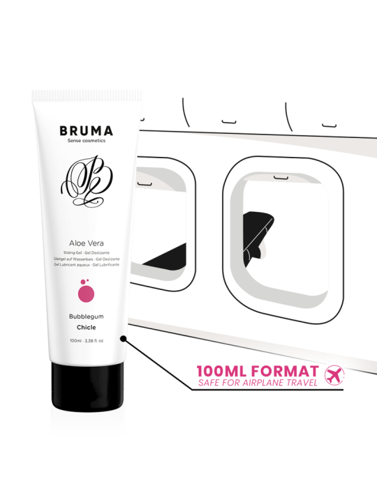 Bruma - Gel Deslizante con Aloe Vera Sabor a Chicle 100 ml