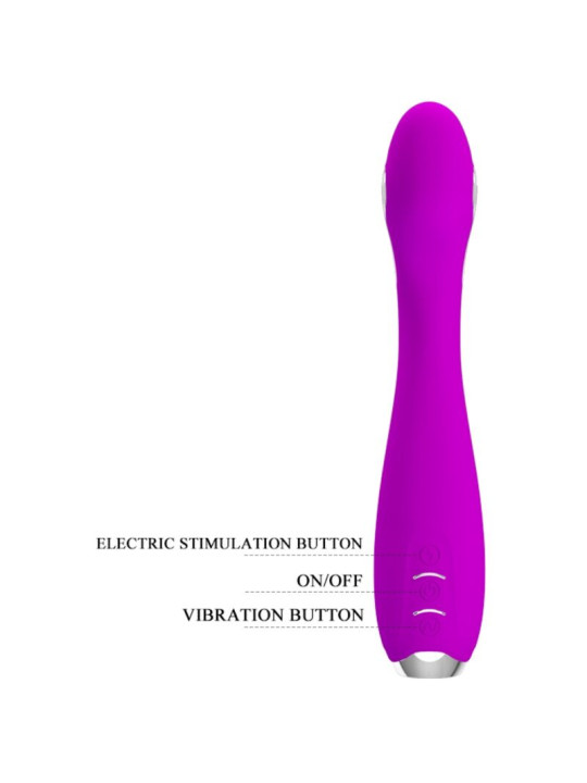 Pretty Love - Hector Vibrador Electroshock Recargable & Impermeable Morado