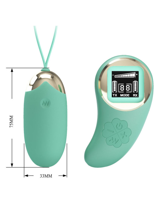 Pretty Love - Mina Huevo Vibrador Control Remoto Verde