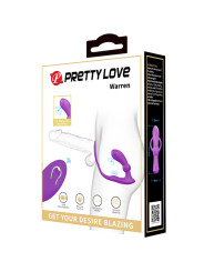 Pretty Love - Warren Anillo & Vibrador Anal Violeta