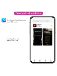 Pretty Love - Hector Vibrador Electroshock por Control por APP Lila