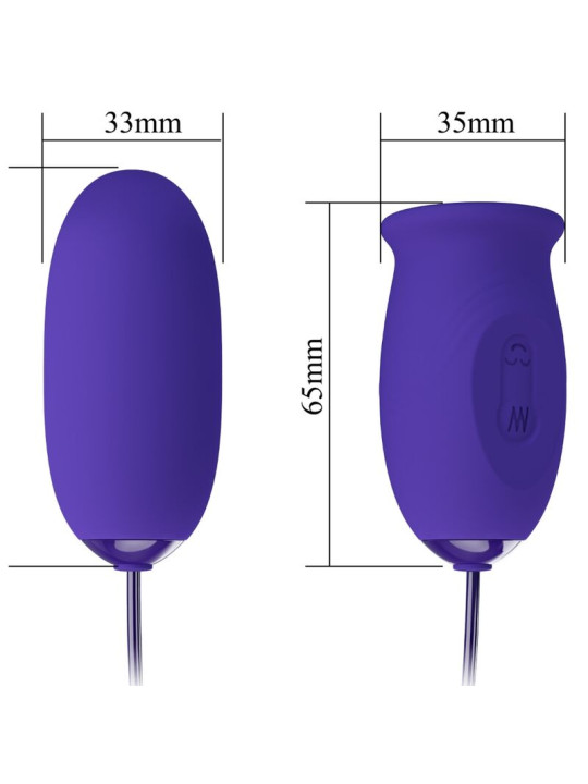 Pretty Love - Daisy Youth Estimulador Vibrador Recargable Violeta