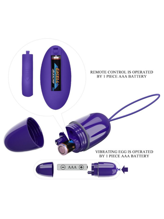 Pretty Love - Selkie Youth Mini Huevo Vibrador Control Remoto Violeta