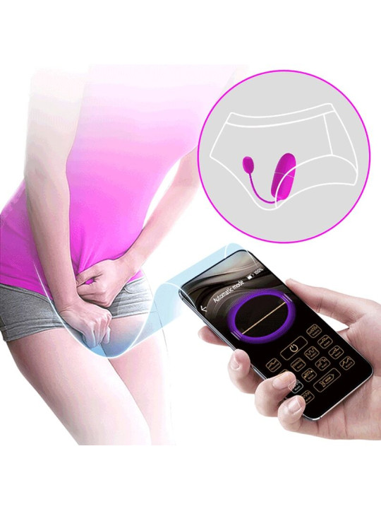 Pretty Love - Nymph Huevo Vibrador Controlado por APP Violeta