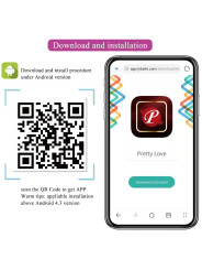 Pretty Love - Nymph Huevo Vibrador Controlado por APP Violeta
