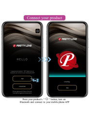 Pretty Love - Nymph Huevo Vibrador Controlado por APP Violeta