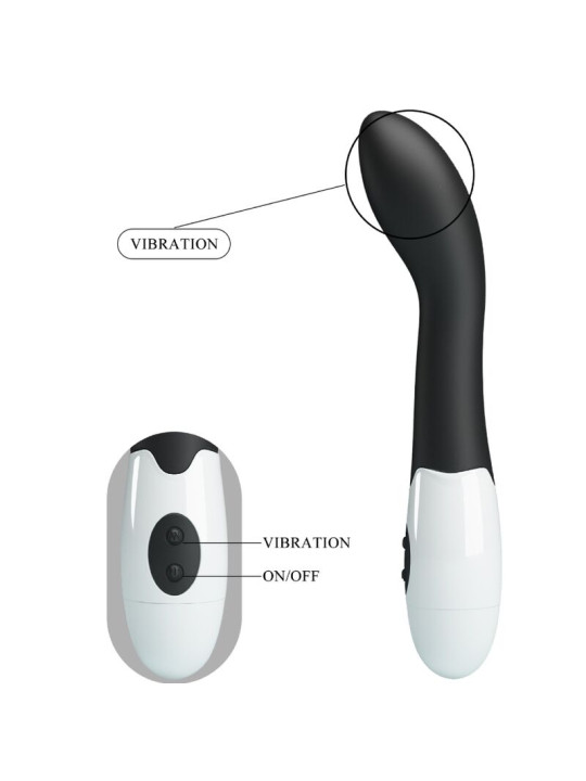 Pretty Love - Bishop Vibrador Punto G 30 Modos Negro