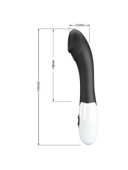 Pretty Love - Elemental Vibrador Punto G 30 Modos Negro