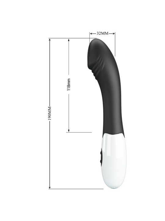 Pretty Love - Elemental Vibrador Punto G 30 Modos Negro