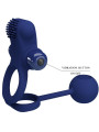 Pretty Love - Remington Doble Anillo Vibrador con Plug Azul