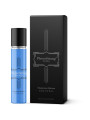 PheroStrong for Men 15 ml, frasco azul con vaporizador y estuche negro del perfume con feromonas