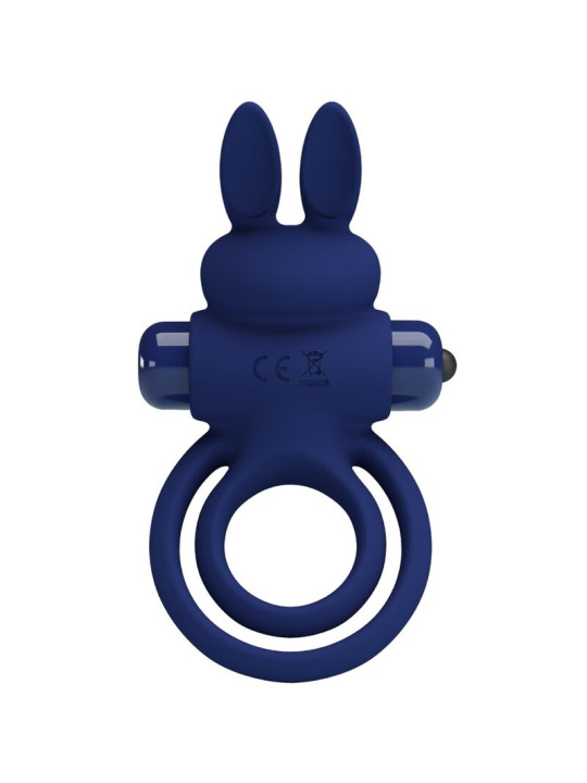 Pretty Love - Darey Doble Anillo Vibrador Rabbit Azul