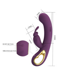 Pretty Love - Liam Vibrador Rabbit & Estimulador Punto G Morado