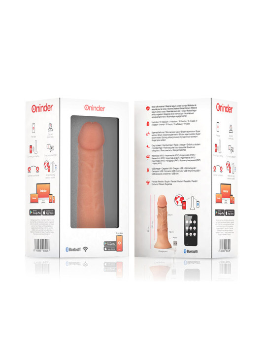 Oninder - Medium Bogotá Cyber Realismo Vibración 20 cm Ø 4.2 cm - APP Gratuita