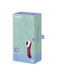 Succionador de Clítoris Satisfyer Dual Crush Rojo