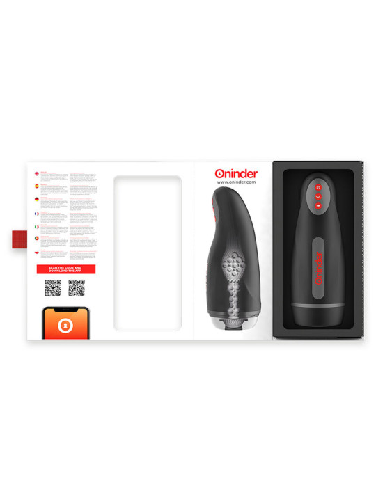 Oninder - Seoul Masturbador Masculino de Compresión y Vibración - APP Gratuita