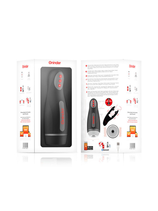 Oninder - Seoul Masturbador Masculino de Compresión y Vibración - APP Gratuita