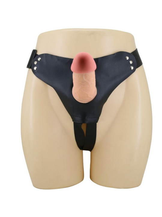Pretty Love - Mavis Harness Briefs Universal con Dildo 19 cm Natural