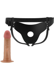 Pretty Love - Mavis Harness Briefs Universal con Dildo 19 cm Natural