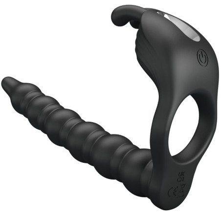 Pretty Love - Blackney Anillo Pene con Plug Vibrador