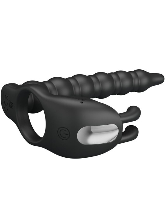 Pretty Love - Blackney Anillo Pene con Plug Vibrador