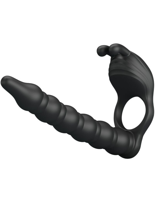 Pretty Love - Blackney Anillo Pene con Plug Vibrador