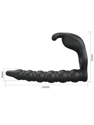 Pretty Love - Blackney Anillo Pene con Plug Vibrador