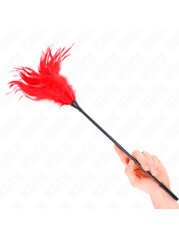 Kink - Plumas Múltiples para Cosquillas Rojo 45 cm