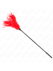 Kink - Plumas Múltiples para Cosquillas Rojo 45 cm