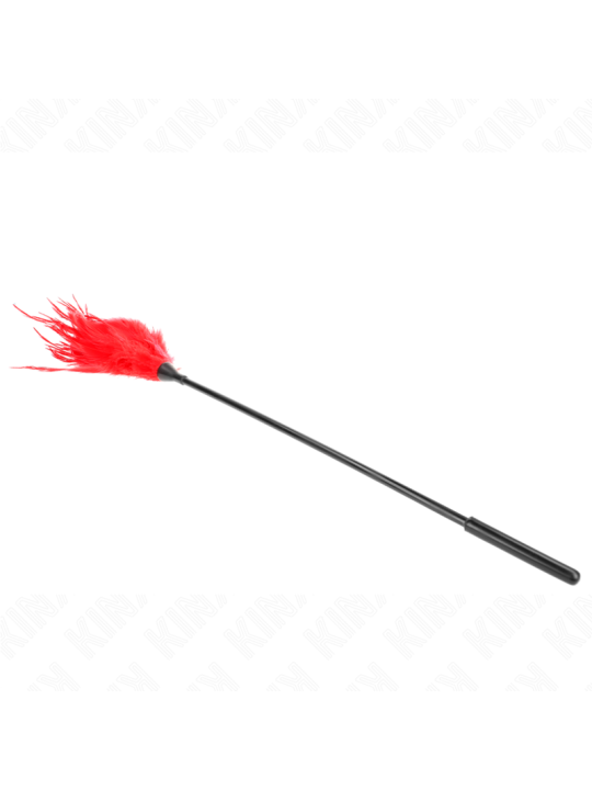 Kink - Plumas Múltiples para Cosquillas Rojo 45 cm