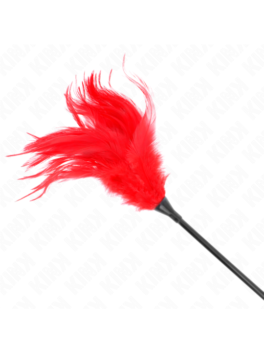 Kink - Plumas Múltiples para Cosquillas Rojo 45 cm