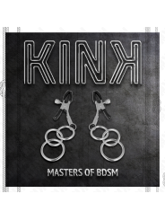 Kink - Pinzas para Pezones con 3 Aros 6 cm