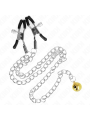 Kink - Pinzas para Pezones con Campana Dorado y Cadena 30 cm
