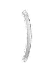 King Cock - Double Trouble Dildo Doble 46 cm Transparente