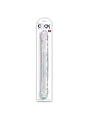 King Cock - Double Trouble Dildo Doble 46 cm Transparente