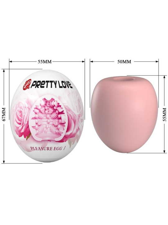 Pretty Love - Masturbador Masculino Huevo Rosa