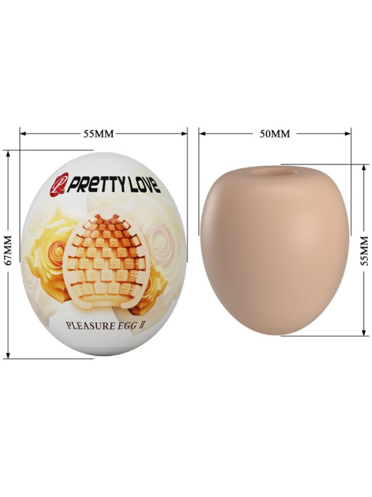 Pretty Love - Masturbador Masculino Huevo Natural