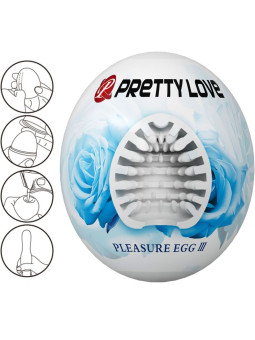 Pretty Love - Masturbador Masculino Huevo Blanco