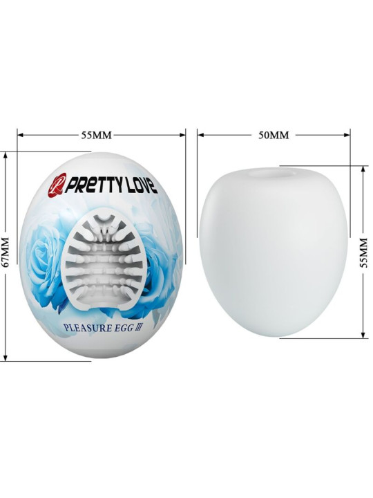 Pretty Love - Masturbador Masculino Huevo Blanco