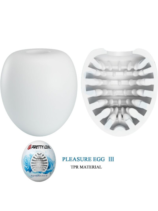 Pretty Love - Masturbador Masculino Huevo Blanco