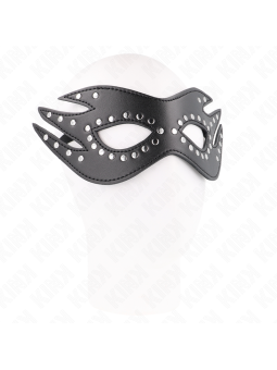Kink - Máscara de Polipiel con Remaches Modelo 3 26 x 9.5 cm