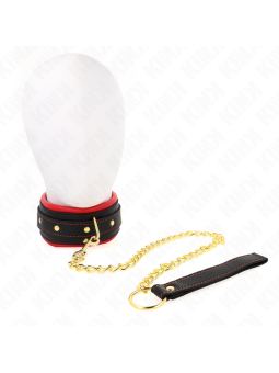 Kink - Collar con Correa de Tejido Liso Ajustable 33-48 cm x 5.7 cm