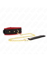 Kink - Collar con Correa de Tejido Liso Ajustable 33-48 cm x 5.7 cm
