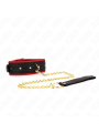 Kink - Collar con Correa de Tejido Liso Ajustable 33-48 cm x 5.7 cm